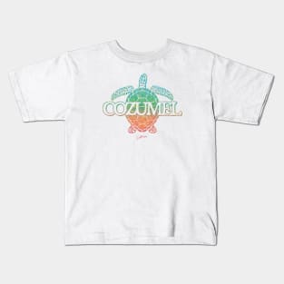 Cozumel Sea Turtle Kids T-Shirt